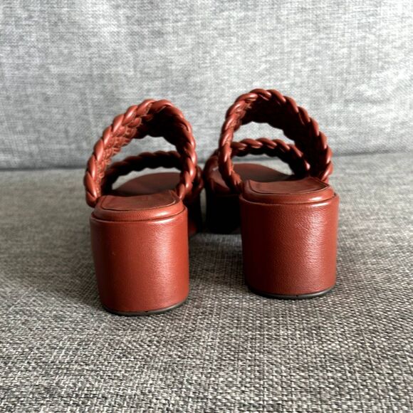 Seychelles Novelty Platform Heel Sandals 8.5 Terracotta - Picture 11 of 13
